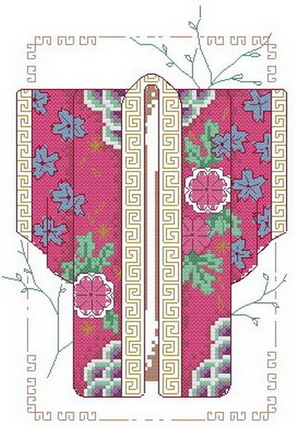 Pink Ribbons Kimono
