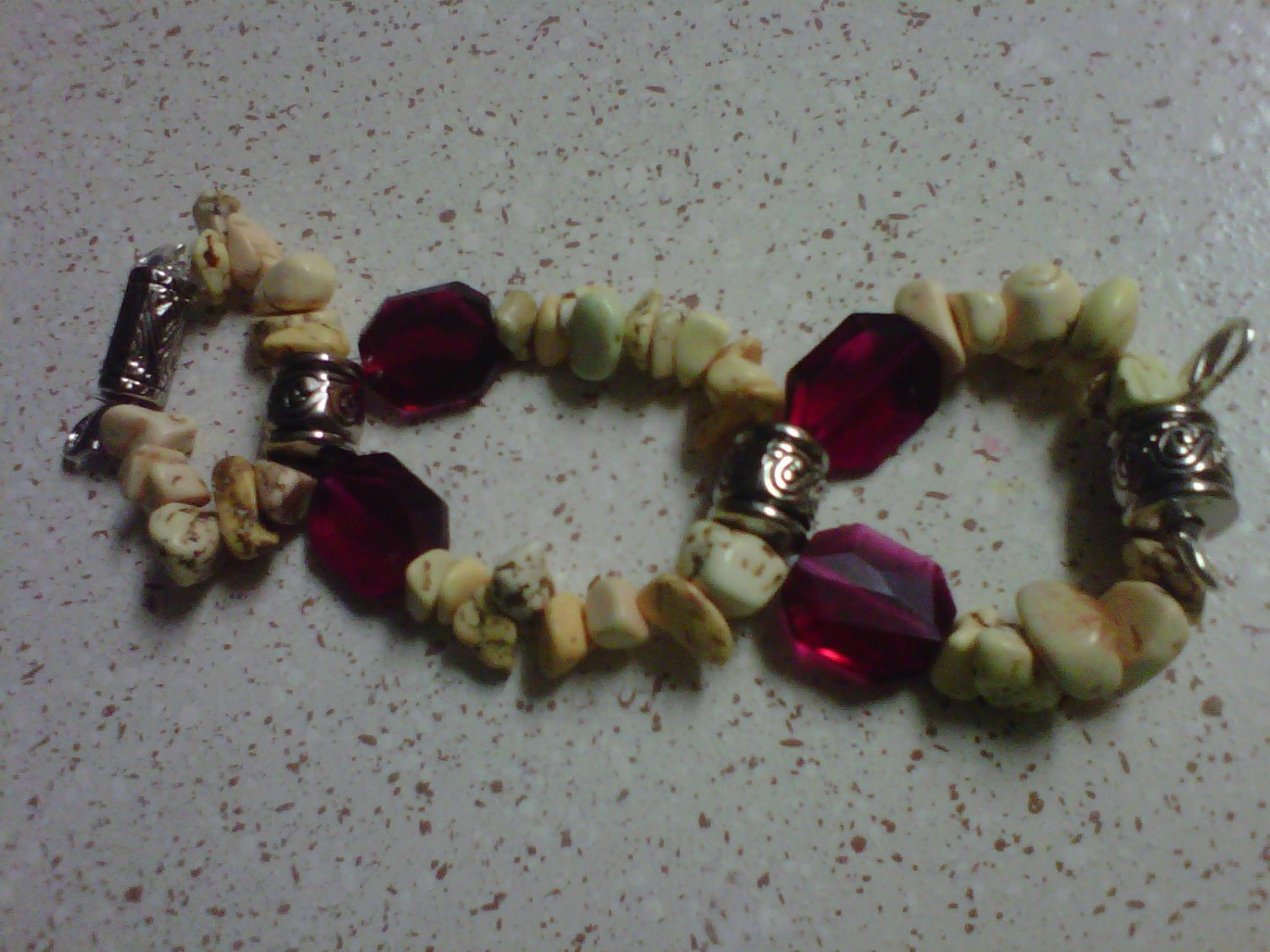 yellow and purple watch band/bracelet