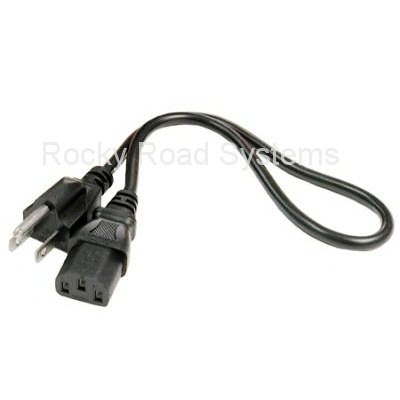 1 ft AC Power Cord / Cable for Rack Gear
