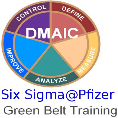 Six sigma@Pfizer - Green Belt training + GB case studies ebook