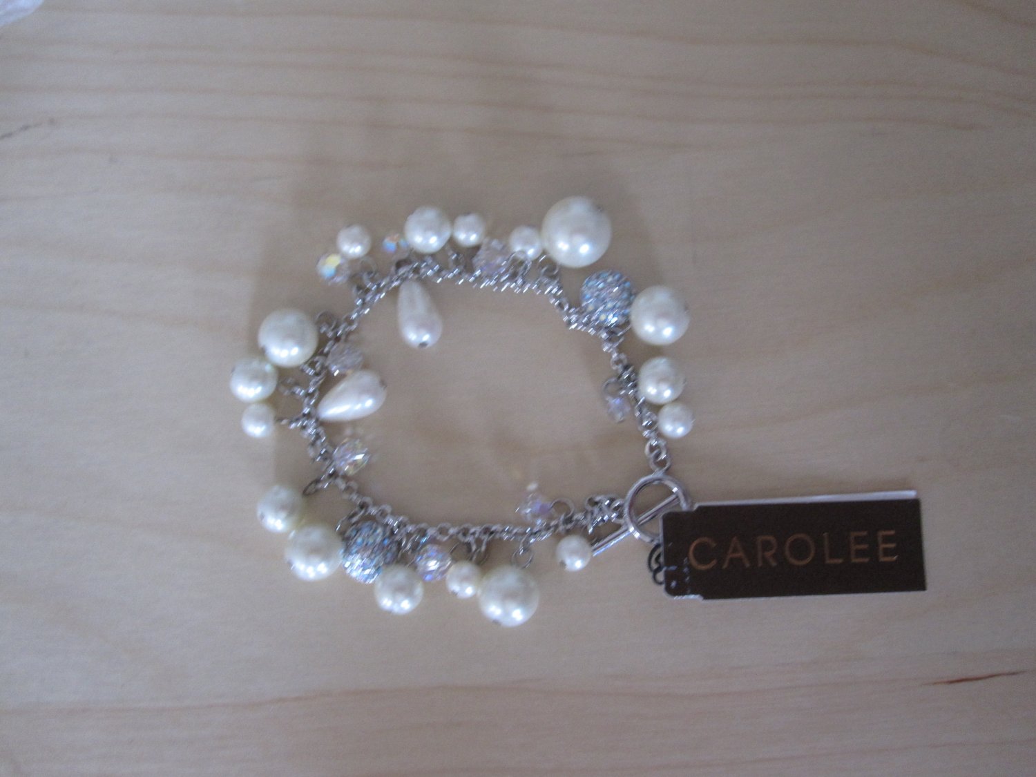 Sterling Silver Carolee Charm Bracelet