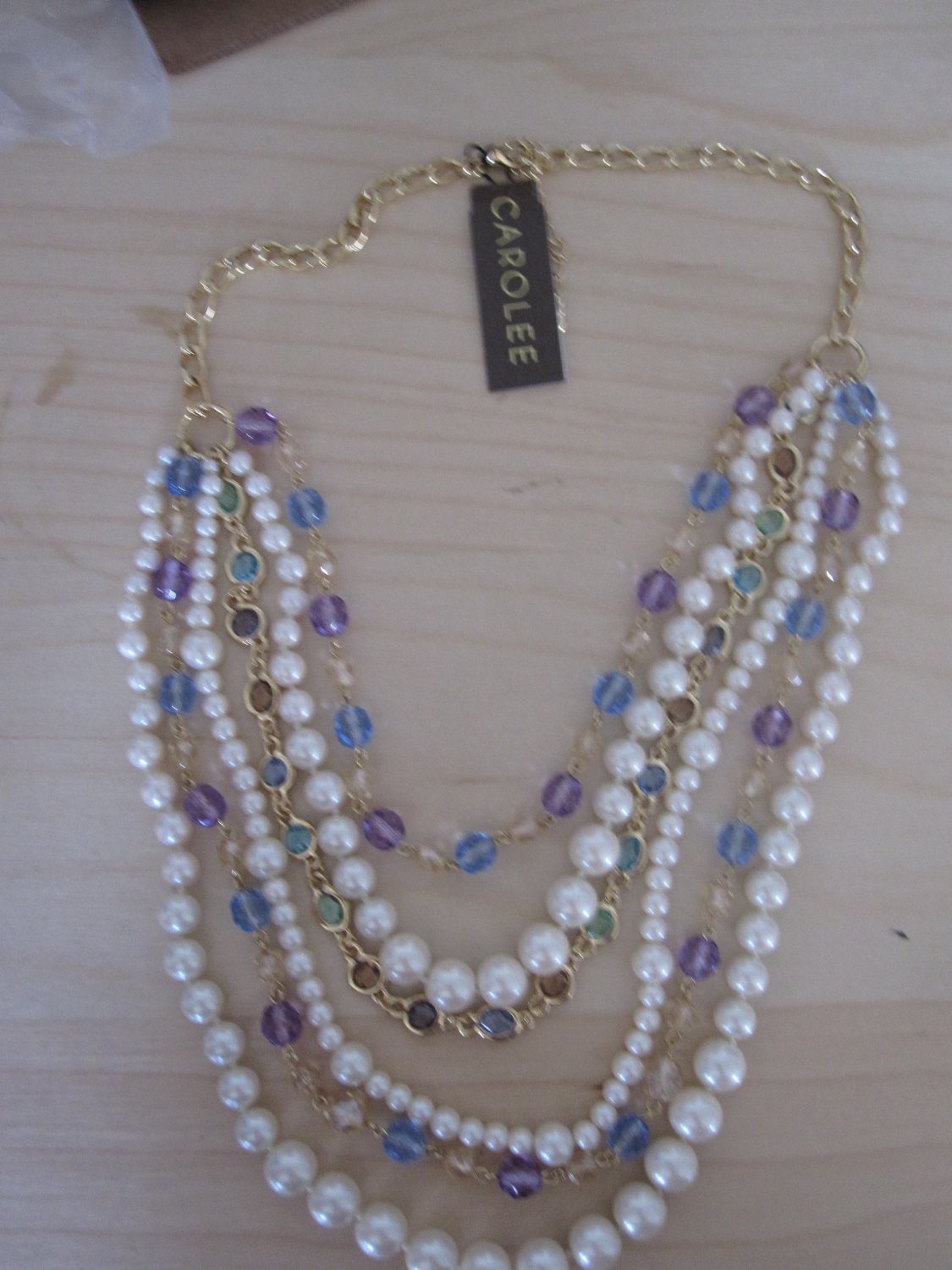 Carolee Pearls with Crystal Necklace