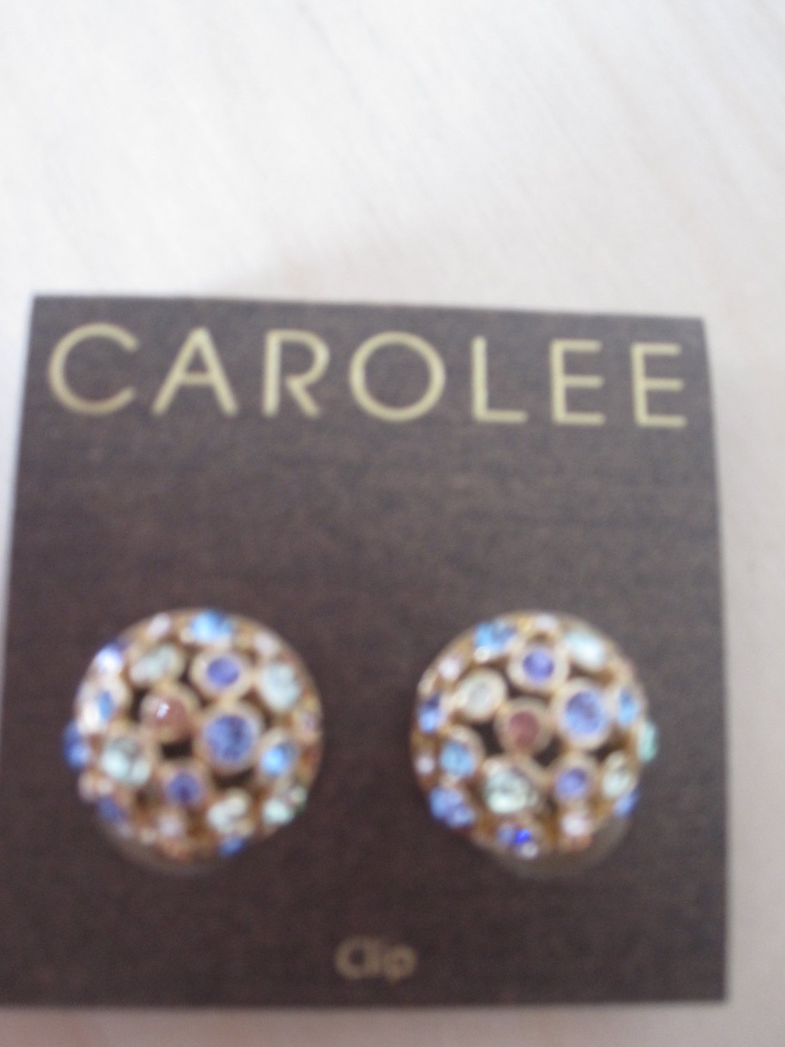 Carolee Earings W/ Crystals
