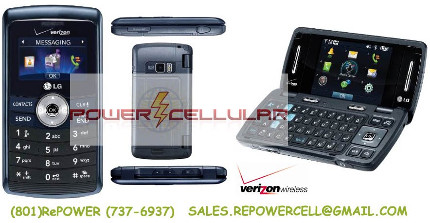 LG EnV3 VX9200 Blue Verizon Qwerty Cell Phone MINT