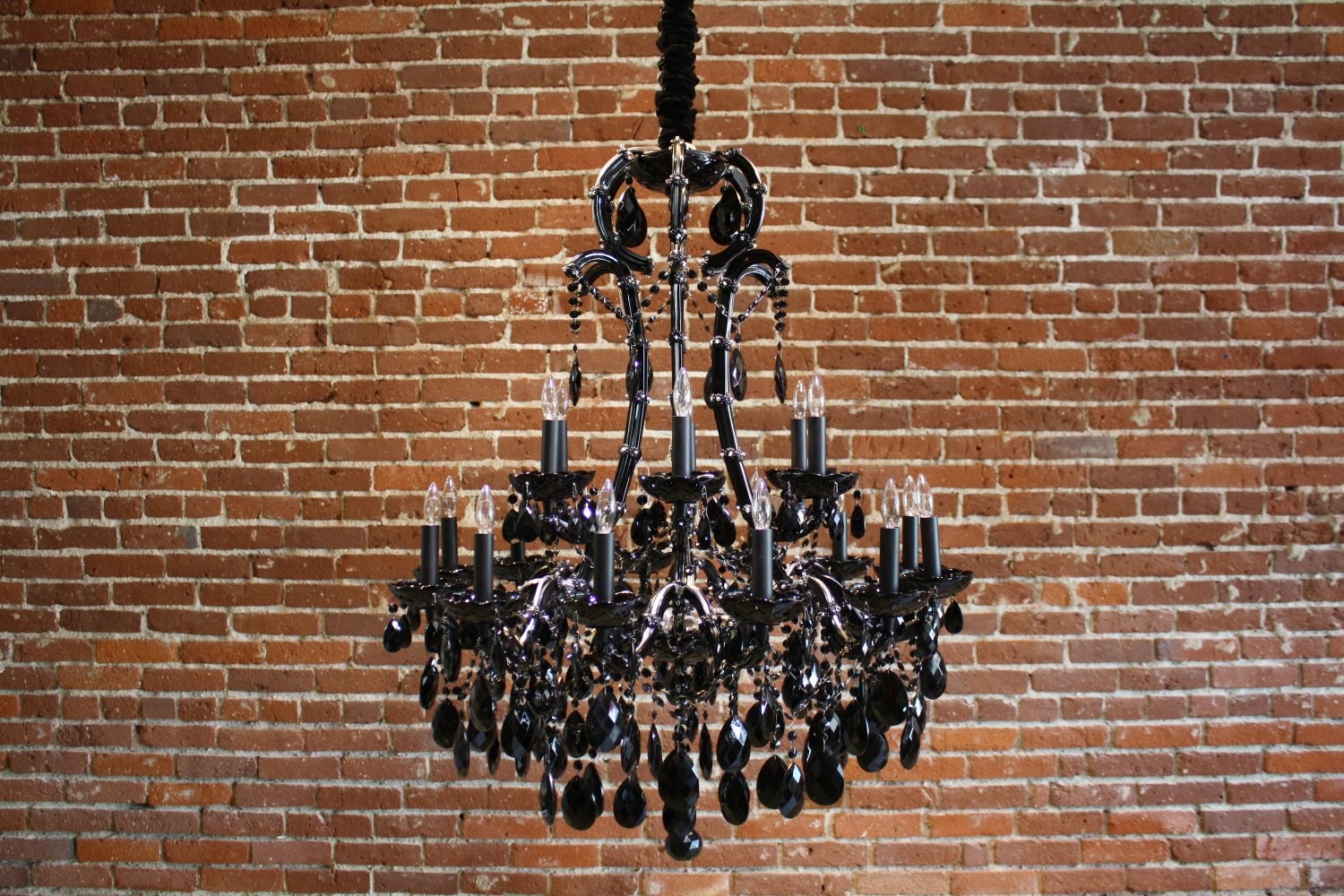 Black Crystal Chandelier