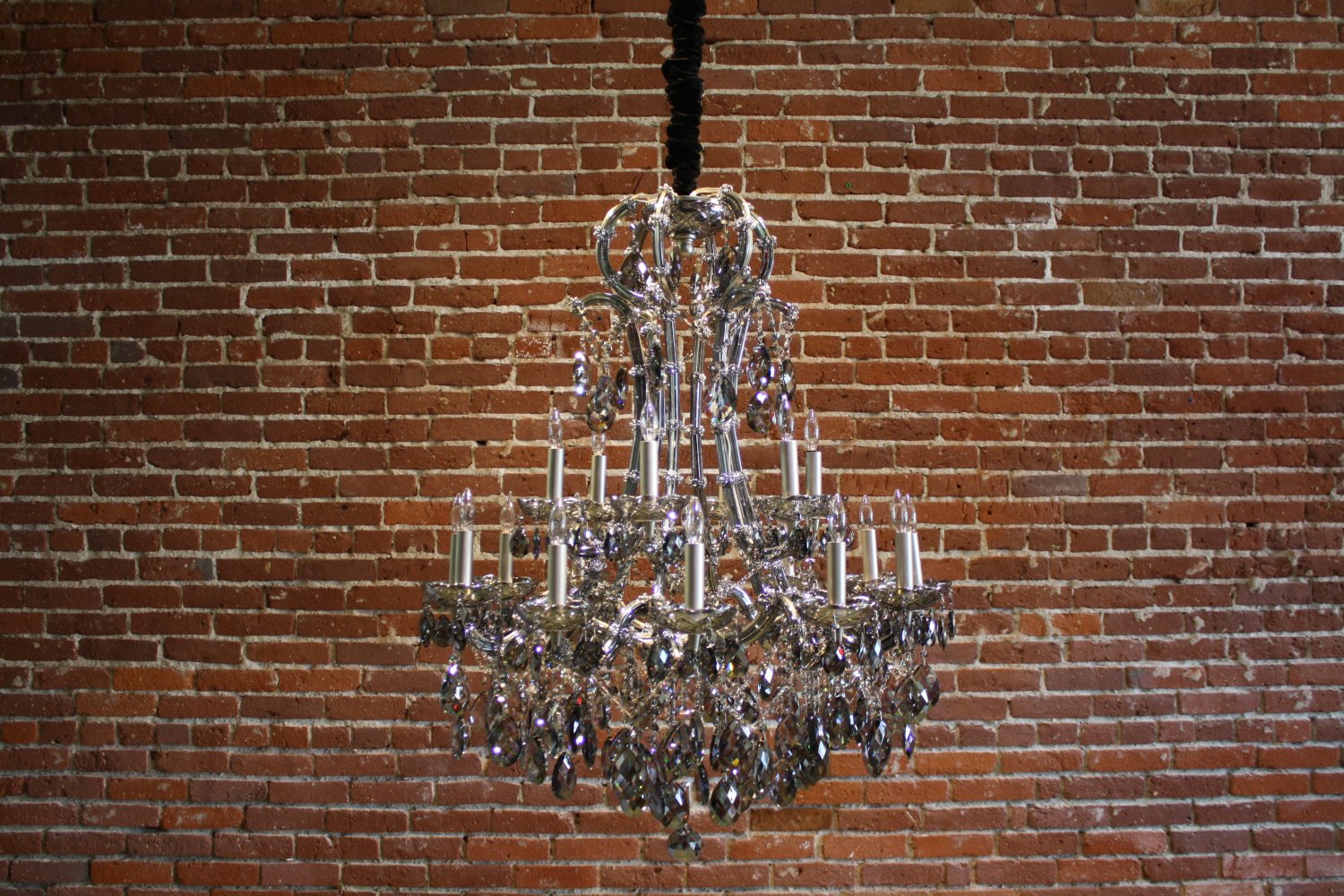 Smoky Crystal Chandelier
