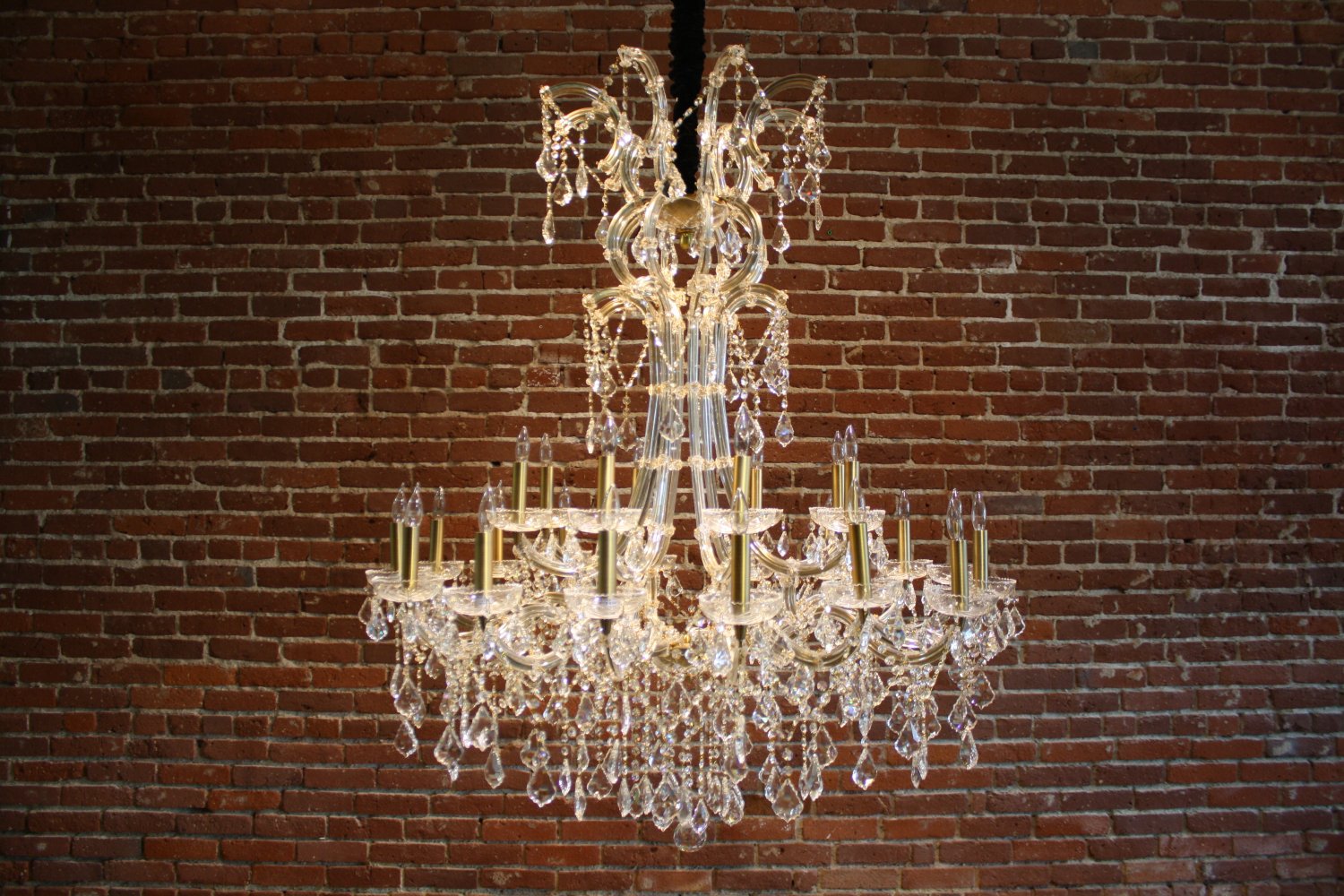 Clear Crystal Chandelier