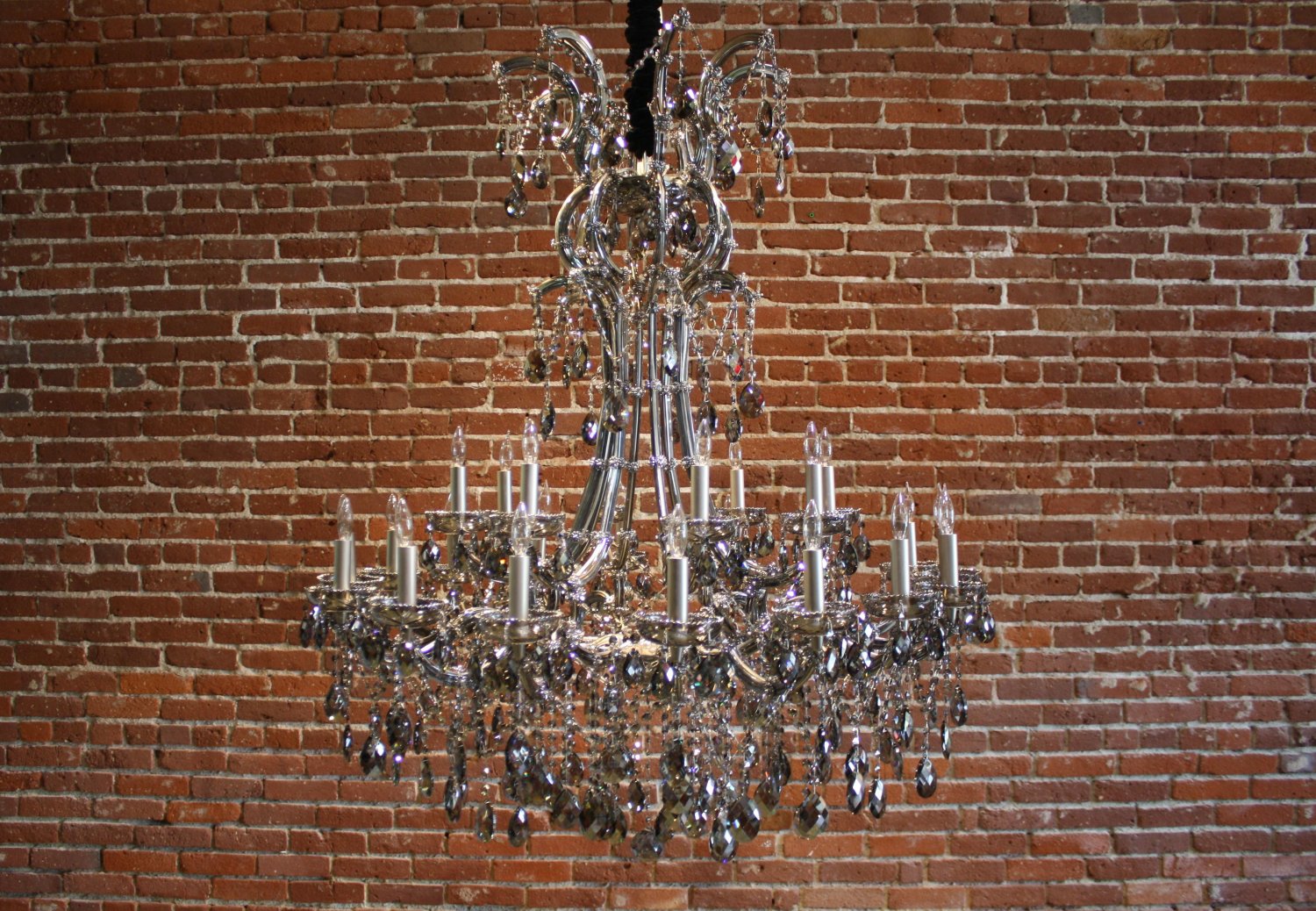 Smoky Crystal Chandelier