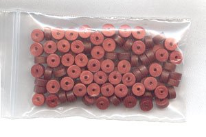 Polymer Clay Heishi, Deep Copper