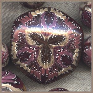 Polymer Clay Muted Pink Bead Lot