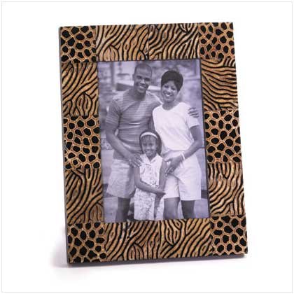 Zebra Design Wood Photo Frame - 36125