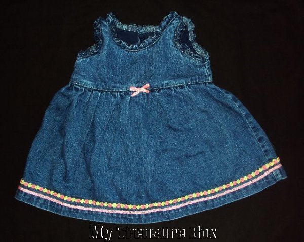 CHILDRENS PLACE 6 9 M Baby Girl Jean Dress