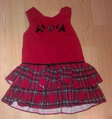 Baby Girl Scottie Dog 2T Corduroy Dress