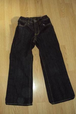 Girls 6 Slim Old Navy Bootcut Black Jeans