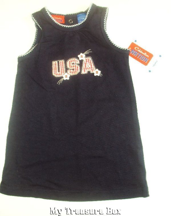CELEBRATION NWT 12 M Red White Blue Dress