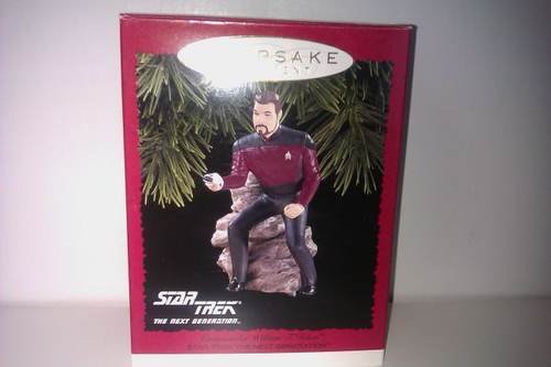 MIB Commander William Riker Hallmark Ornament