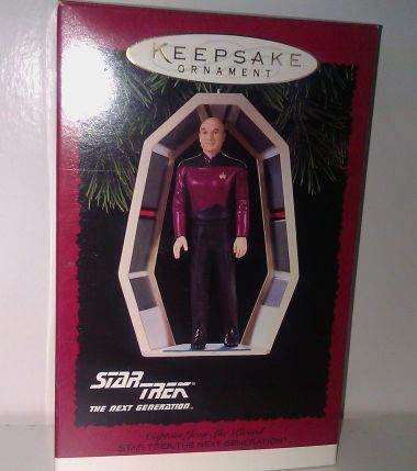 MIB Star Trek Captain Jean Luc Picard Keepsake Hallmark