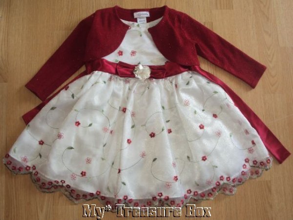 YOUNGLAND 3T Gorgeous Dressy Dress with Sweater