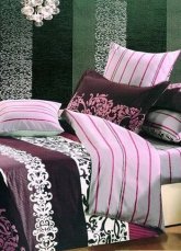 4-pc Fabulous Pink Cotton Duvet Cover