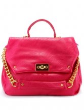 Glamorous Red Fastener Adjustable Womens Shoulder Bag