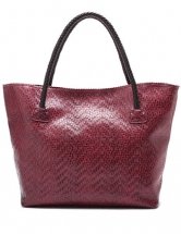 Burgundy Fashion Tote For Women