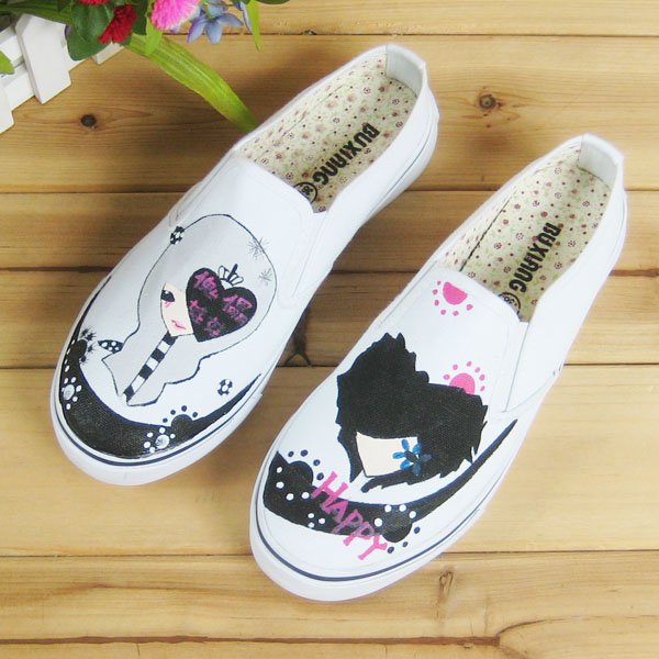 Low Cut Shoe Elastic Shoes Painting Shoes Jean Shoes Appreal Footwear Lady shoes Canvas Shoes Shoes