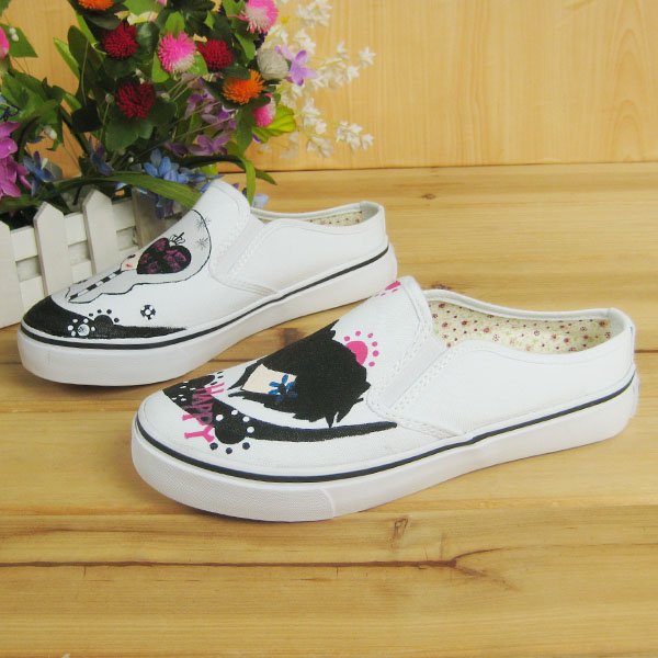 Low Cut Shoe Elastic Shoes Painting Shoes Jean Shoes Appreal Footwear Lady shoes Canvas Shoes Shoes