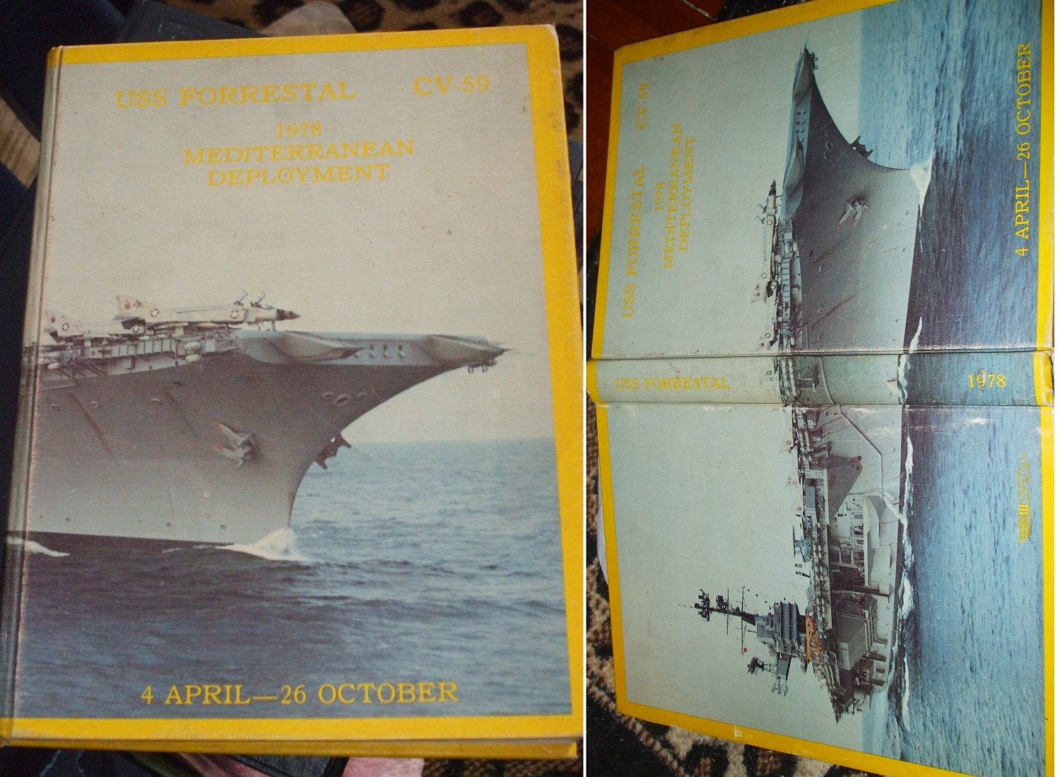 USS Forrestal 1978 Mediterranean deployment