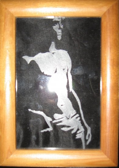 Shadow Boy On Glass