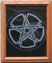 Pentacle On Glass