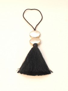 Coin Black Tassels
