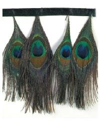 Peacock Coloured Tassels
