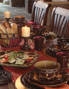 Chocolate Berries Dishware