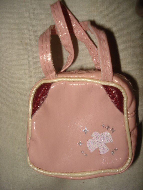 Barbie Doll pink tote bag purse - ep07