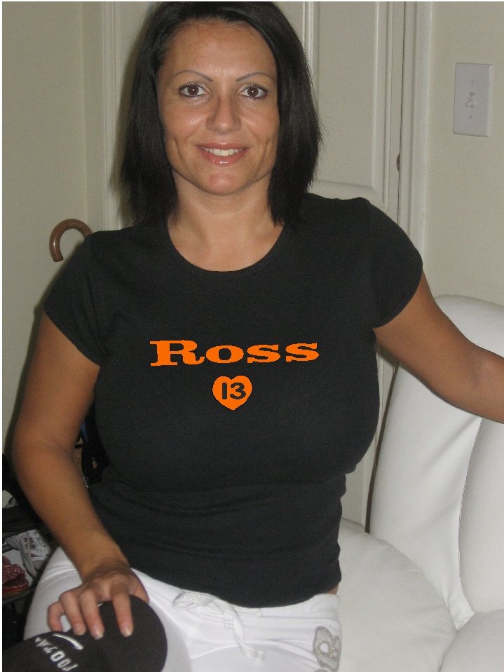 Womens "Cody Ross" Giants T Shirt Jersey S-XXL