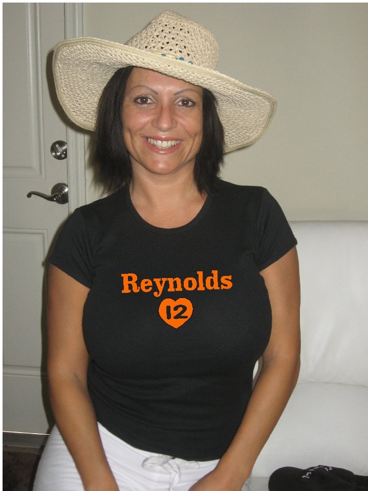 Womens "Mark Reynolds" Orioles T Shirt Jersey S-XXL