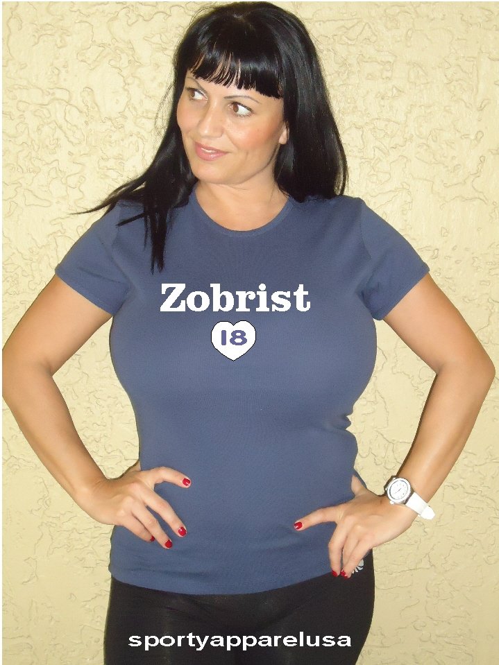 Womens "Ben Zobrist" Rays T Shirt Jersey S-XXL