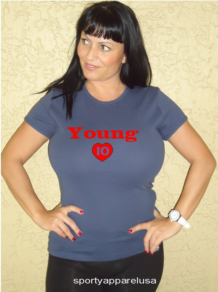 Womens "Michael Young" Rangers T Shirt Jersey S-XXL