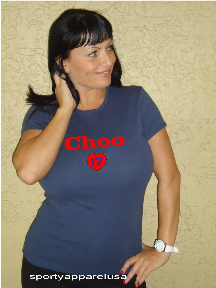 Womens "Shin-Soo Choo" Indians T Shirt Jersey S-XXL