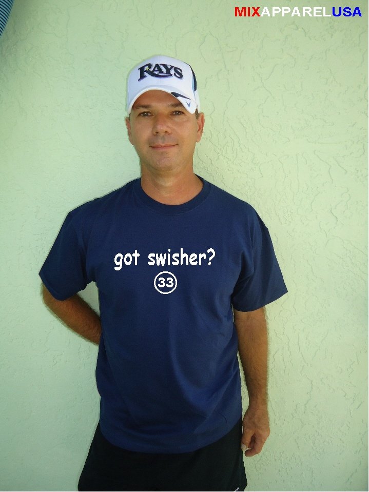 Mens "Got Swisher ?" Yankees T Shirt Jersey Nick S-XXL