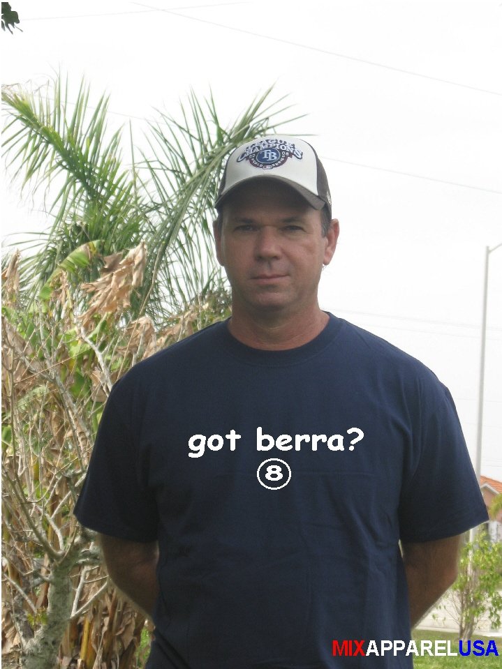 "Got Berra ?" Yankees Throwback T Shirt Jersey Yogi