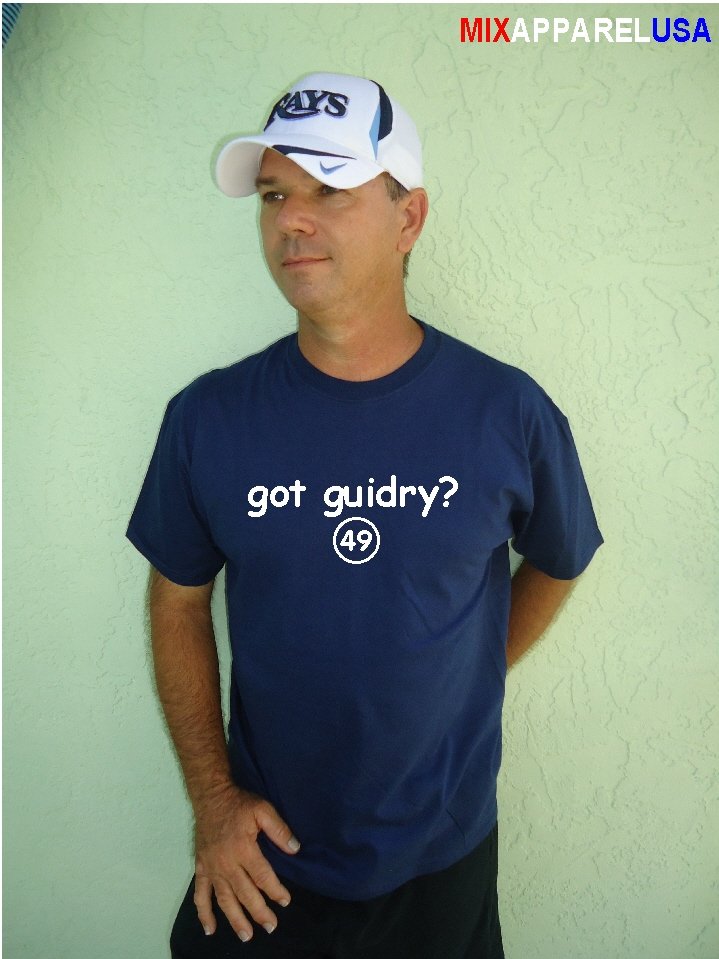 "Got Guidry ?" Yankees Throwback T Shirt Jersey Ron