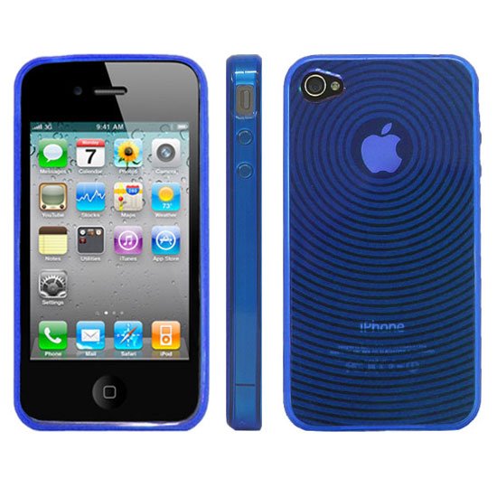Kroo BLUE Target Flex Series for iPhone 4