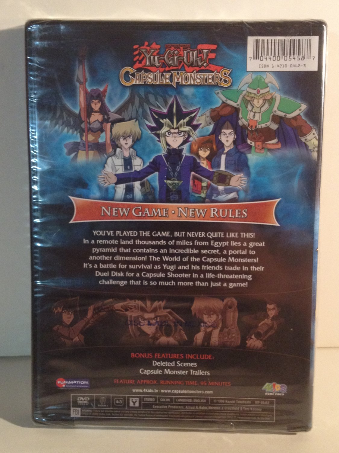 Yu Gi Oh DVD Capsule Monsters Full Length Feature Film 95 Min 4K DS