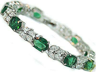 Exquisite jewelry green crystal bracelet free shipping