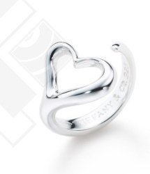 Fashion Jewelry open heart ring free shipping