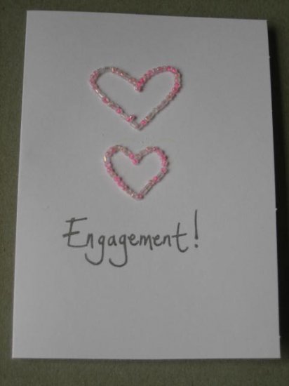 Handmade Card - Engagement