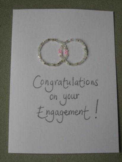 Handmade Card - Engagement