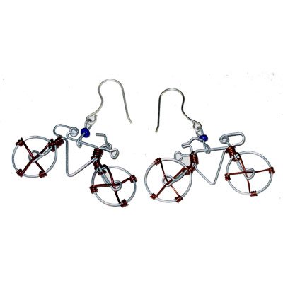 Bicycle Earrings