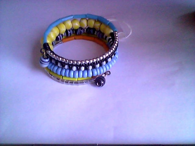 Multi-Colored Bead Bracelet